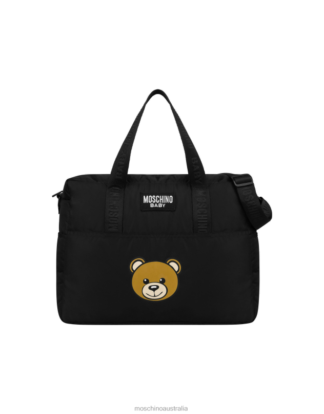 TEDDY BEAR BABY-CHANGING BAG Moschino Child BLACK 44AA893 Accessory