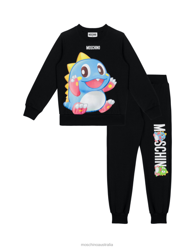 CHINESE NEW YEAR COTTON TRACKSUIT Moschino Girl BLACK 44AA955 Clothing