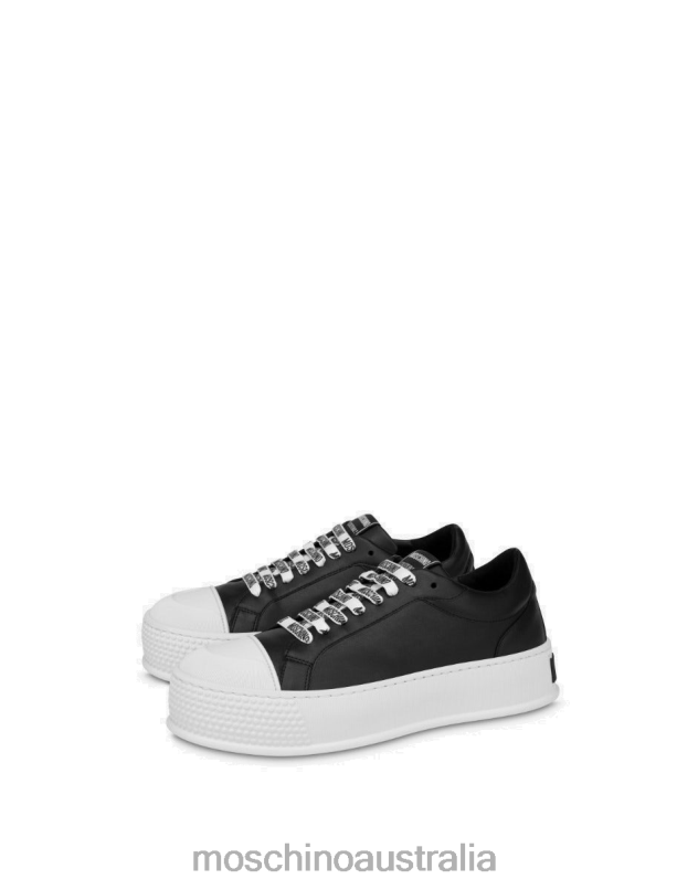 BUMPS & STRIPES SNEAKERS Moschino Men BLACK 44AA741 Footwear