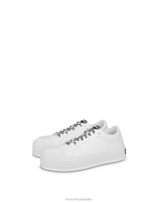 BUMPS & STRIPES SNEAKERS Moschino Men WHITE 44AA740 Footwear