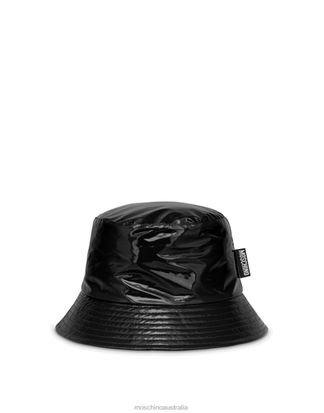 BUCKET TEDDY BEAR DETAILS HAT Moschino Women BLACK 44AA473 Accessory