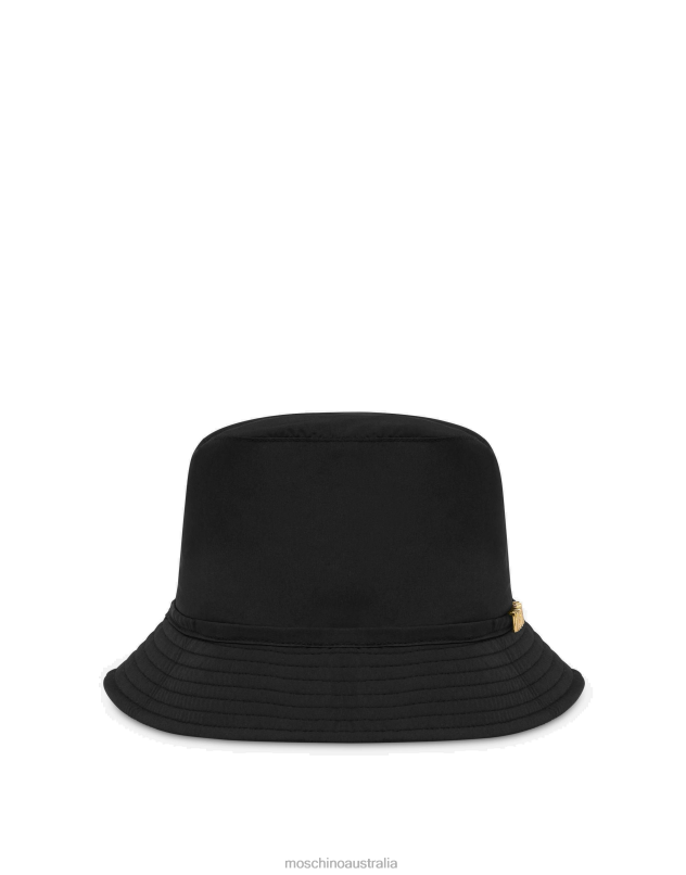 LETTERING LOGO BUCKET HAT Moschino Women BLACK 44AA477 Accessory