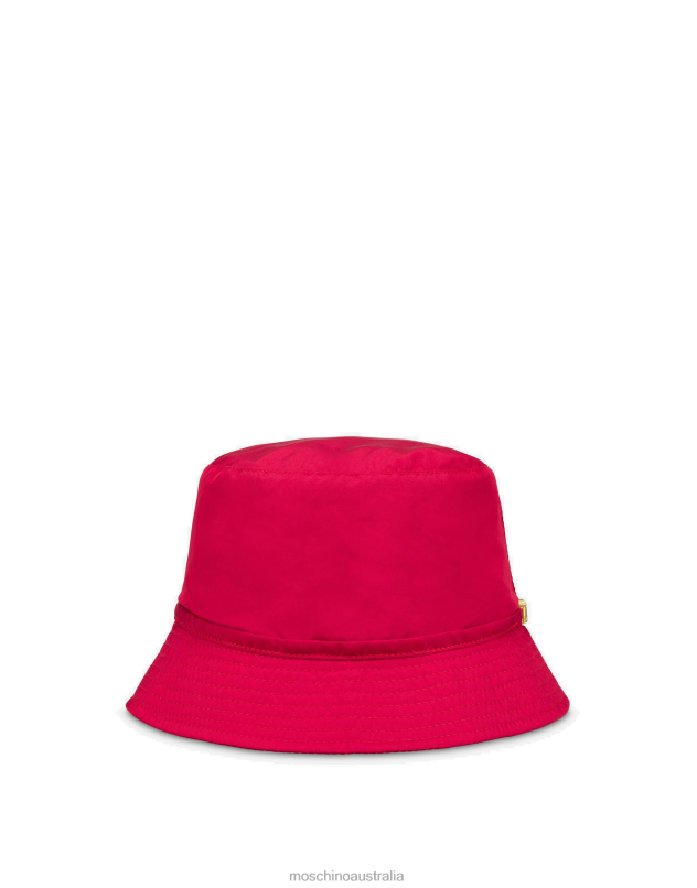 LETTERING LOGO BUCKET HAT Moschino Women RED 44AA475 Accessory