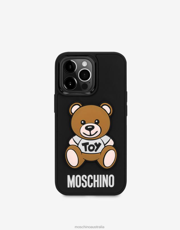 TEDDY BEAR IPHONE 13 PRO COVER Moschino Women BLACK 44AA437 Accessory