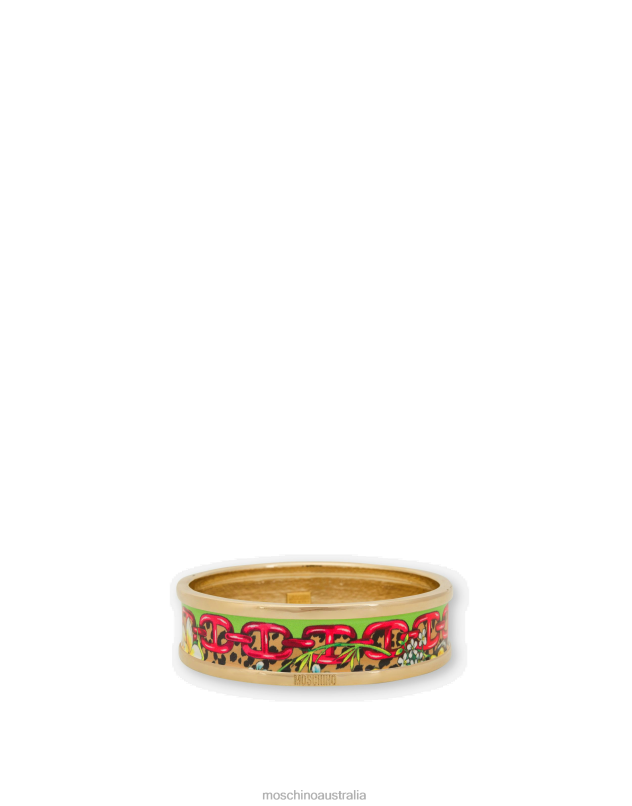 CHAIN SCARF PRINT BRACELET Moschino Women GOLD 44AA429 Accessory