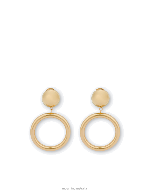 DROP EARRINGS WITH CIRCLES Moschino Women GOLD 44AA423 Accessory