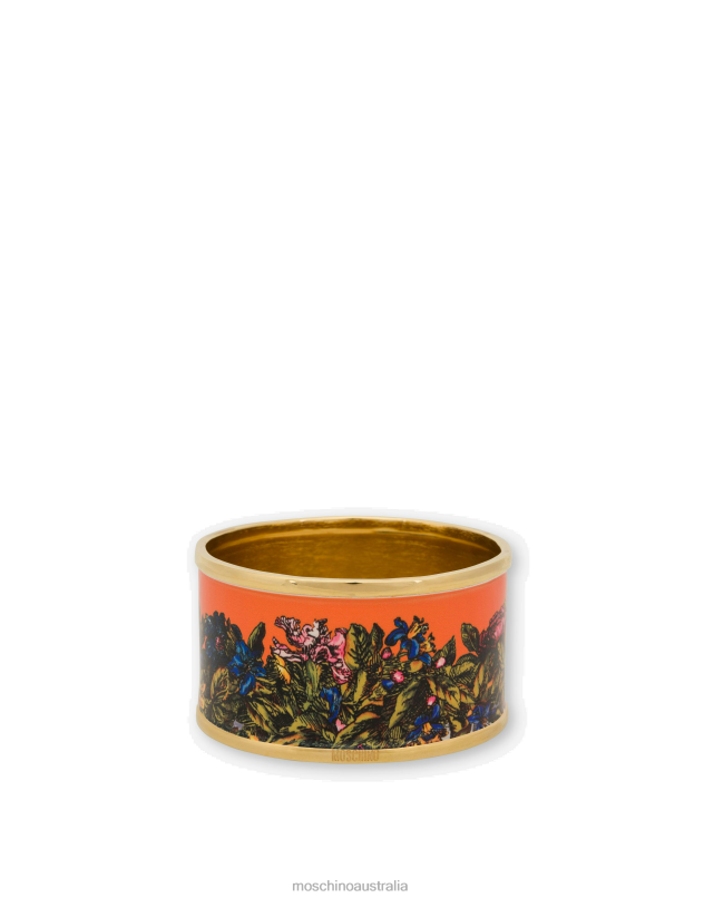 FLORAL PRINT BRACELET Moschino Women ORANGE 44AA430 Accessory
