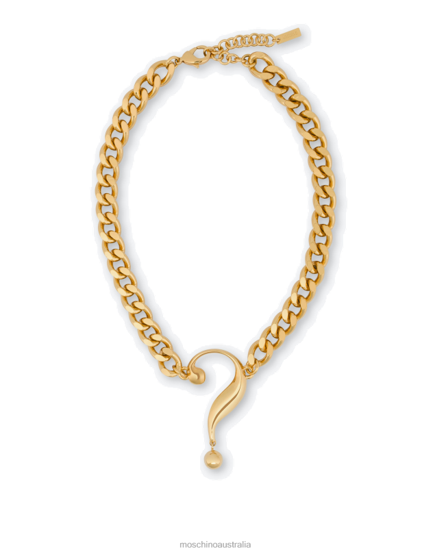 HOUSE SYMBOLS !? CHAIN NECKLACE Moschino Women GOLD 44AA424 Accessory