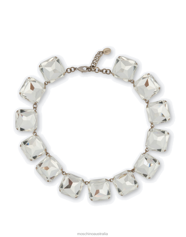 NECKLACE WITH JEWEL STONES Moschino Women WHITE 44AA421 Accessory