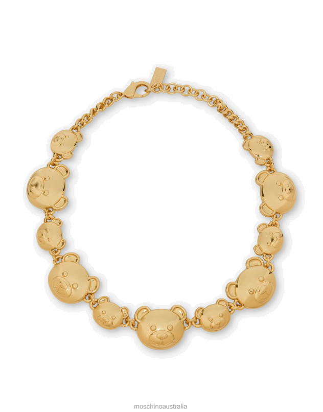 TEDDY BEAR CHOKER NECKLACE. Moschino Women GOLD 44AA413 Accessory