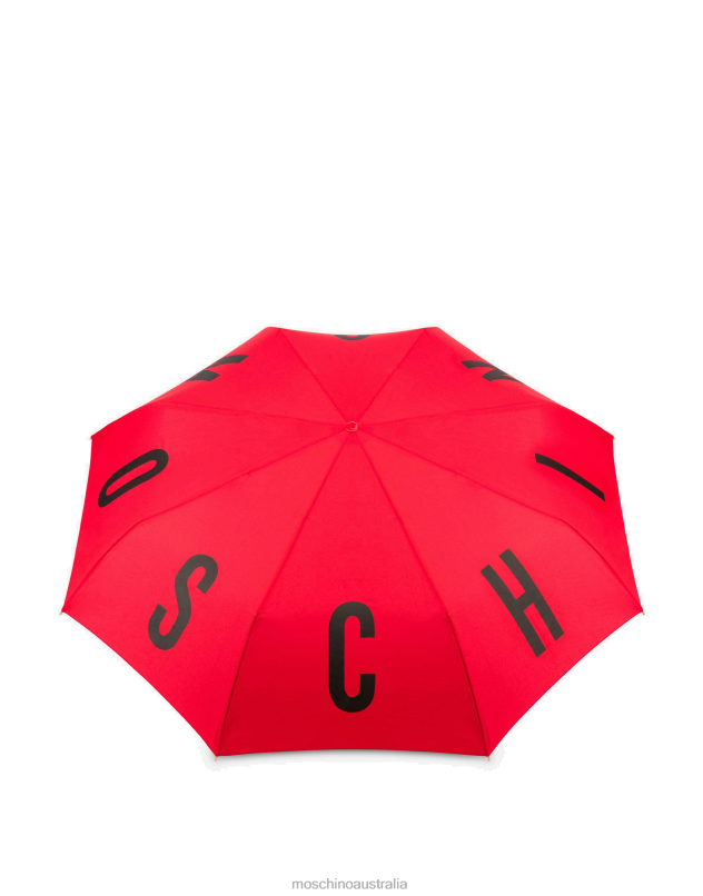 MAXI LETTERING LOGO OPEN & CLOSE UMBRELLA Moschino Women RED 44AA493 Accessory