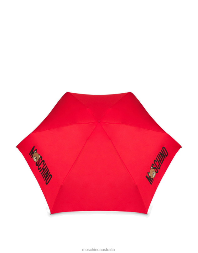 ULTRA-MINI TEDDY LOGO UMBRELLA Moschino Women RED 44AA485 Accessory