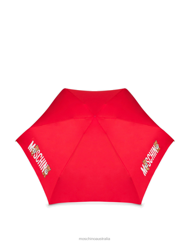 ULTRA-MINI TEDDY LOGO UMBRELLA Moschino Women RED 44AA490 Accessory