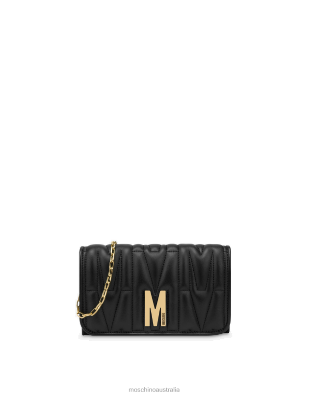 M QUILTED SHOULDER BAG Moschino Women BLACK 44AA458 Accessory