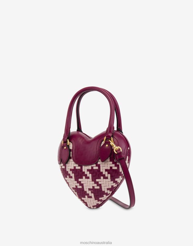 HOUNDSTOOTH HEARTBEAT BAG Moschino Women FUCHSIA 44AA266 Accessory