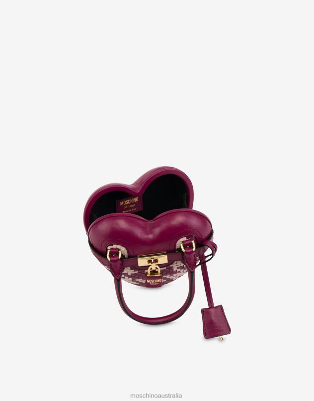 HOUNDSTOOTH HEARTBEAT BAG Moschino Women FUCHSIA 44AA266 Accessory