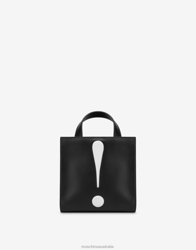 HOUSE SYMBOLS !? SMALL SHOPPER Moschino Women BLACK 44AA258 Accessory