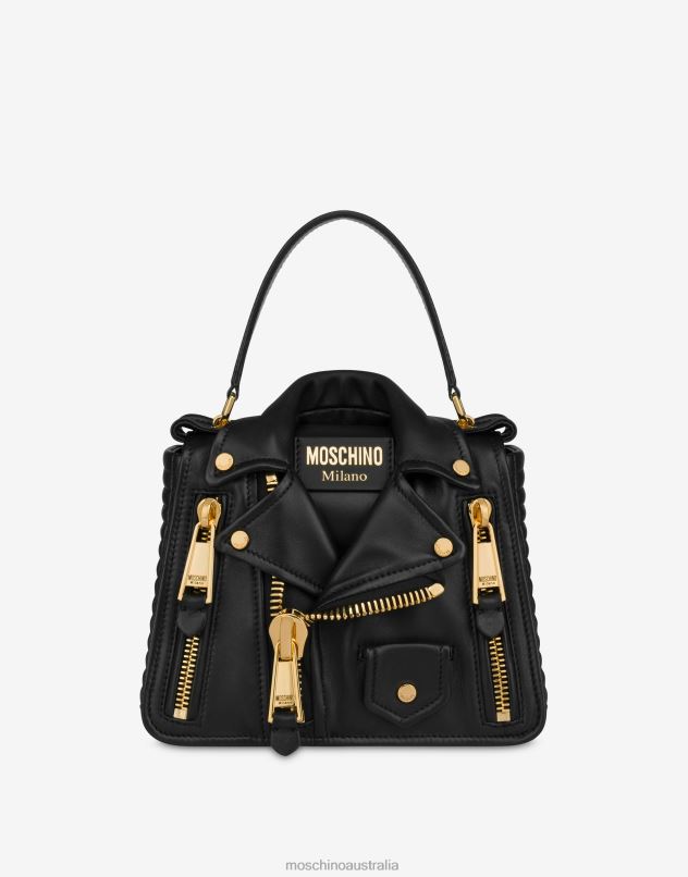 NAPPA LEATHER BIKER BAG Moschino Women BLACK 44AA272 Accessory