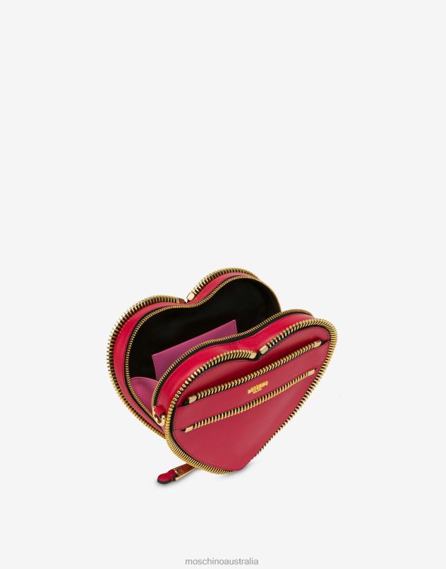 RIDER HEART-SHAPED BAG Moschino Women RED 44AA260 Accessory