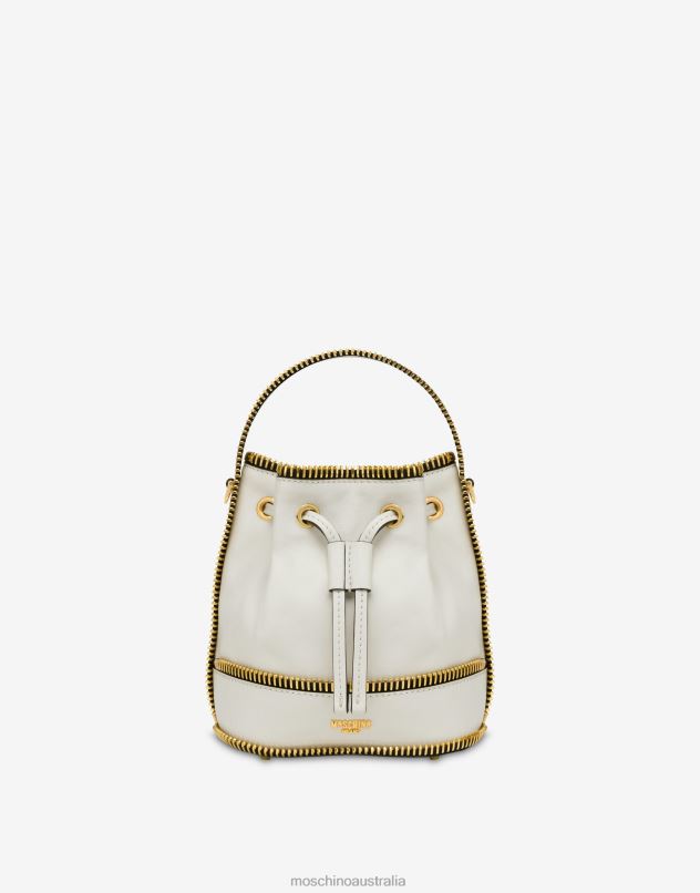 RIDER SMALL BUCKET BAG Moschino Women WHITE 44AA263 Accessory