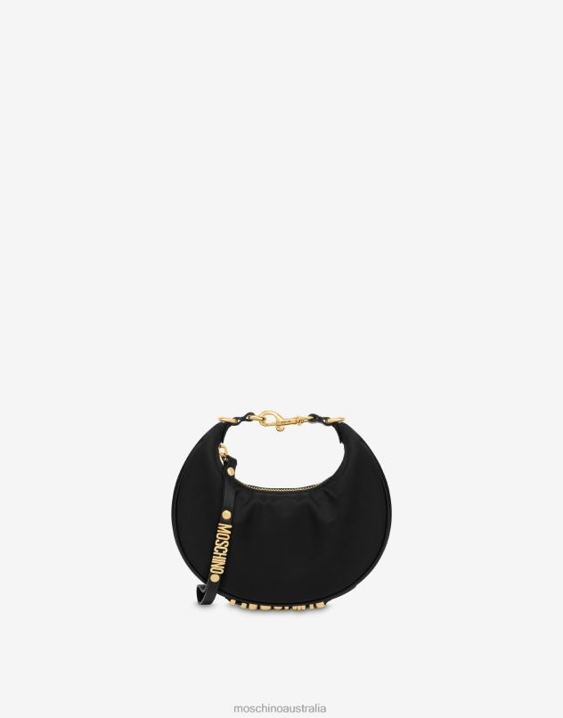 LETTERING LOGO NYLON MINI BAG Moschino Women BLACK 44AA305 Accessory