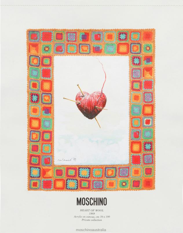 NAPPA LEATHER SHOPPER WITH PRINT Moschino Women WHITE 44AA292 Accessory