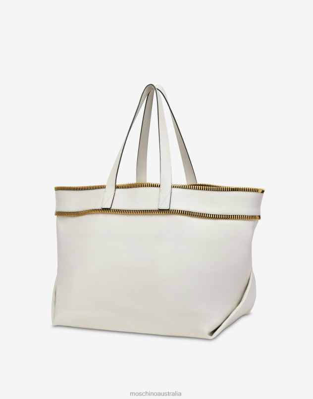RIDER SHOPPER BAG Moschino Women WHITE 44AA290 Accessory