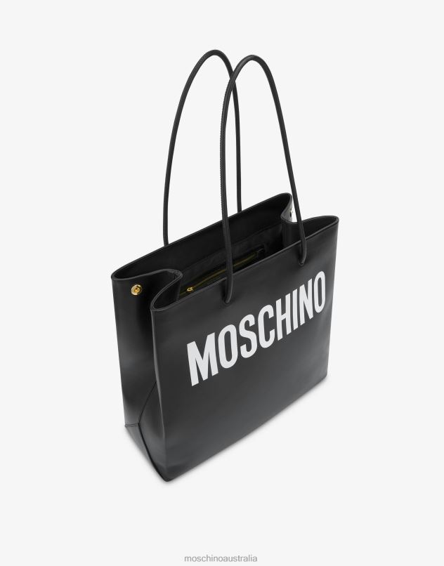 SHOPPER WITH LOGO Moschino Women BLACK 44AA298 Accessory