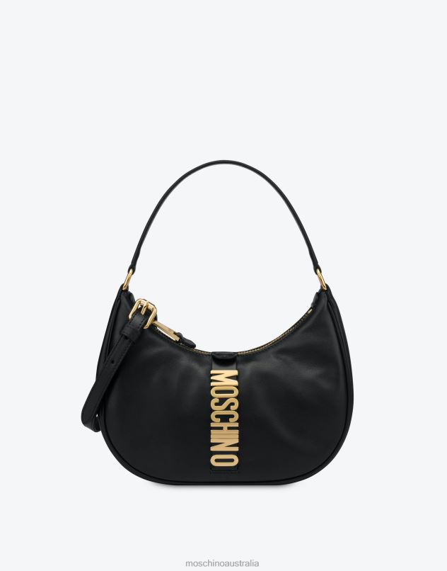 BELT CALFSKIN HOBO BAG Moschino Women BLACK 44AA255 Accessory