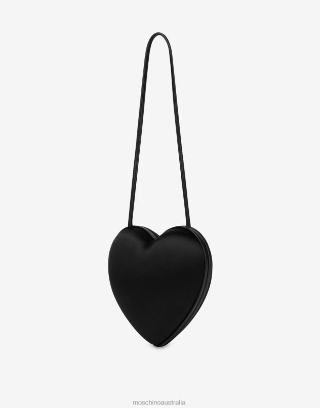 IN LOVE WE TRUST HEARTBEAT SHOULDER BAG Moschino Women BLACK 44AA226 Accessory