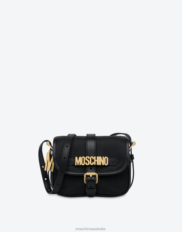 LETTERING LOGO NYLON CROSSBODY BAG Moschino Women BLACK 44AA236 Accessory