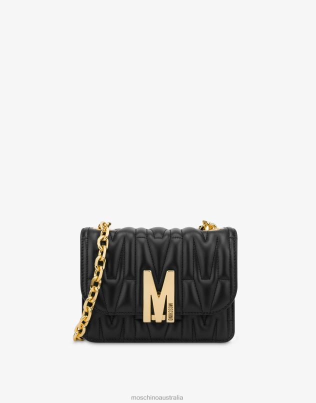 M QUILTED SHOULDER BAG Moschino Women BLACK 44AA250 Accessory