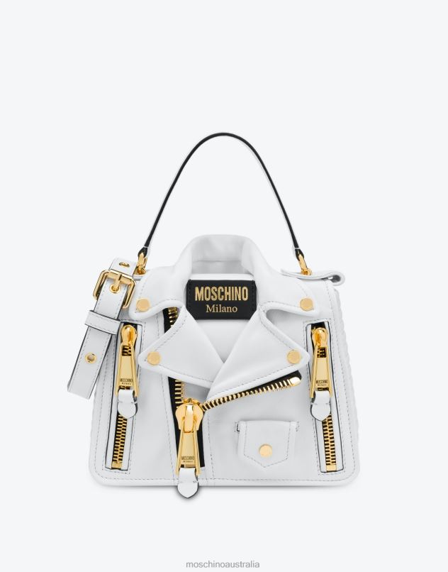 NAPPA BIKER BAG Moschino Women WHITE 44AA244 Accessory