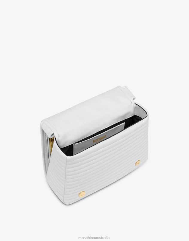 NAPPA BIKER BAG Moschino Women WHITE 44AA244 Accessory