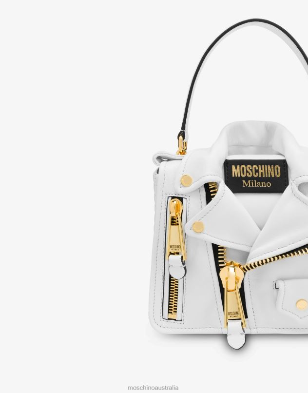 NAPPA BIKER BAG Moschino Women WHITE 44AA244 Accessory