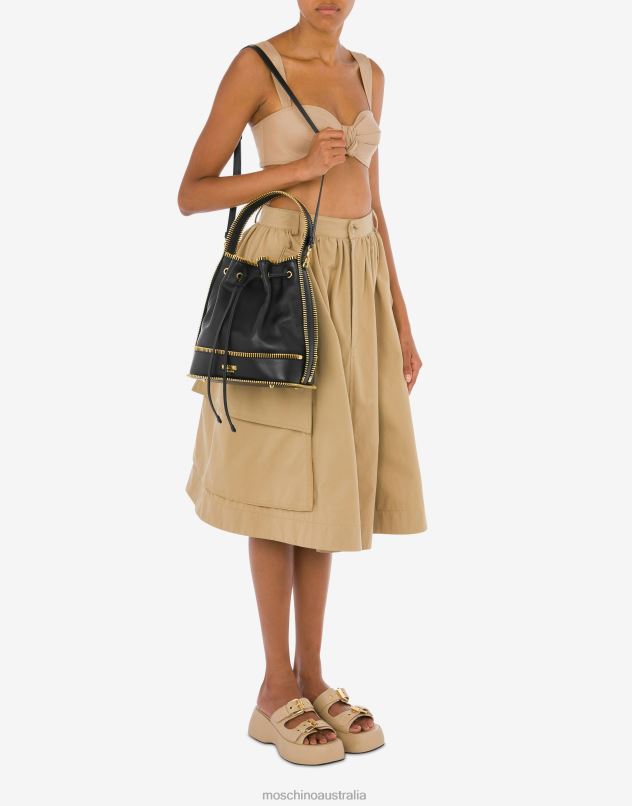 RIDER BUCKET BAG Moschino Women BLACK 44AA229 Accessory