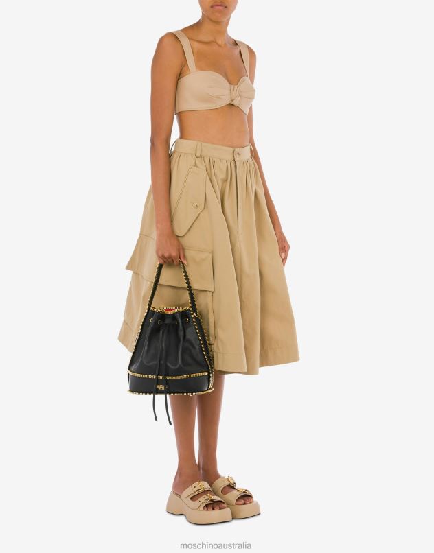 RIDER BUCKET BAG Moschino Women BLACK 44AA229 Accessory