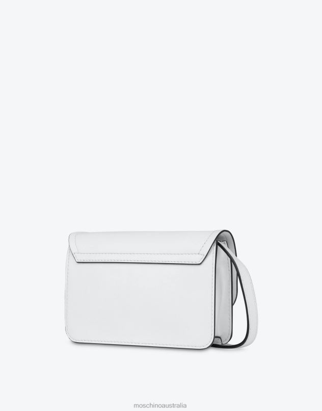 SMALL CALFSKIN M BAG Moschino Women WHITE 44AA253 Accessory