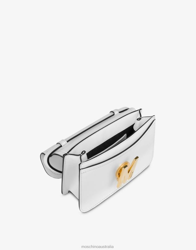 SMALL CALFSKIN M BAG Moschino Women WHITE 44AA253 Accessory