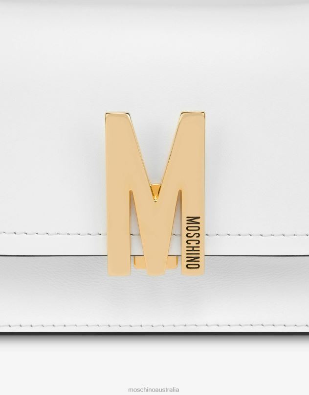 SMALL CALFSKIN M BAG Moschino Women WHITE 44AA253 Accessory