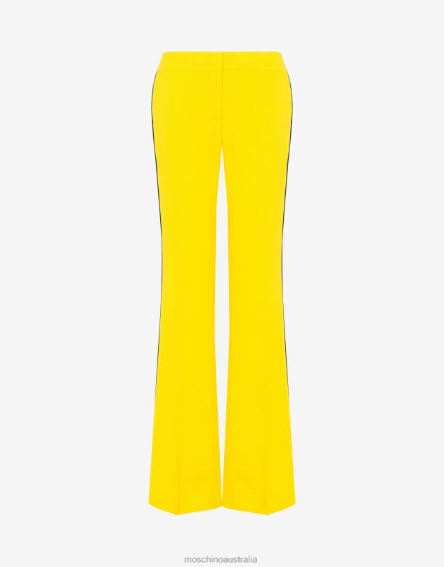 ENVERS SATIN TROUSERS Moschino Women YELLOW 44AA79 Clothing
