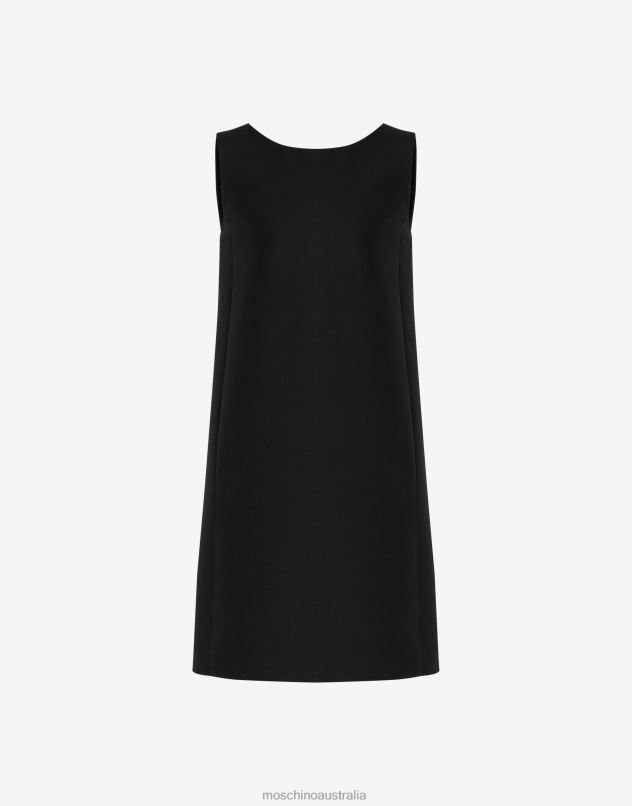 CLASSIC DRESS DUCHESSE DRESS Moschino Women BLACK 44AA49 Clothing