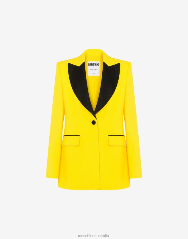 ENVERS SATIN JACKET Moschino Women YELLOW 44AA21 Clothing