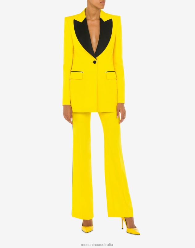 ENVERS SATIN JACKET Moschino Women YELLOW 44AA21 Clothing